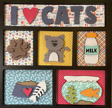 Load image into Gallery viewer, FOUNDATIONS DECOR Magnetic Shadow Box Kit Inserts, Sweet Baby, Good Luck, Paper Kits- Christmas, Give Thanks, Autumn Time, Spring, Baseball, Summer Fun, Cats, Great Outdoors, Blanks, Happy Days, Football