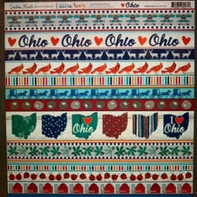 Load image into Gallery viewer, Exclusive Ohio Scrapbooking & Stamping Bundle, Papers, Ohio Dies, Ohio Stamps, Washii Tape