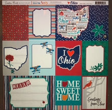 Load image into Gallery viewer, Exclusive Ohio Scrapbooking & Stamping Bundle, Papers, Ohio Dies, Ohio Stamps, Washii Tape