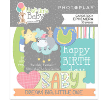Load image into Gallery viewer, Photoplay HUSH LITTLE BABY GIRL/BOY Ephemera, Baby Girl Collection Pack, To The Moon and Back Ephemera