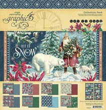 Load image into Gallery viewer, Graphic 45 Let It Snow Collection, Journaling Cards, Ephemera, Chipbard, Paper Pad