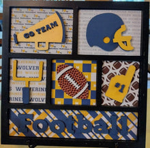 Load image into Gallery viewer, FOUNDATIONS DECOR Magnetic Shadow Box Kit Inserts, Sweet Baby, Good Luck, Paper Kits- Christmas, Give Thanks, Autumn Time, Spring, Baseball, Summer Fun, Cats, Great Outdoors, Blanks, Happy Days, Football