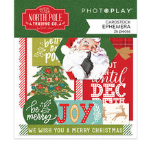 Load image into Gallery viewer, Photoplay North Pole Trading Company 12 x 12 Collection Kit, 6x6, Ephemera, Stamp
