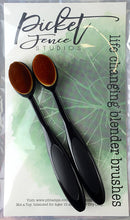 Load image into Gallery viewer, Picket Fence Studios Blender Brushes- 2 Pack Sampler, 4-Pack Broad Blender Assortment