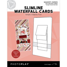 Load image into Gallery viewer, Photoplay Maker's Series Folio 6x8, Pop-Up Mini Slimline, Shutter Cards, Waterfall, Card Box, Slider Die
