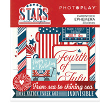 Load image into Gallery viewer, Photoplay STARS and SRIPES 12 x12 Collection Kit, Ephemera