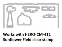Load image into Gallery viewer, Hero Arts Heroscape Sunflower Fields Layering Stamp and Die Set