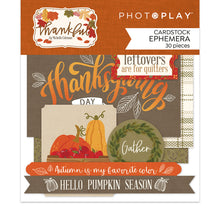 Load image into Gallery viewer, Photoplay THANKFUL 12x12 Collection Kit, Card Kit, 6x6 and Ephemera