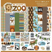 Load image into Gallery viewer, Photoplay A Walk on the Wild Side 12 x 12 Collection Kit, We Bought a Zoo Ephemera