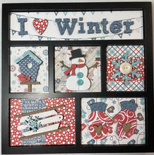 Load image into Gallery viewer, FOUNDATIONS DECOR Magnetic Shadow Box Kit Inserts, Sweet Baby, Good Luck, Paper Kits- Christmas, Give Thanks, Autumn Time, Spring, Baseball, Summer Fun, Cats, Great Outdoors, Blanks, Happy Days, Football