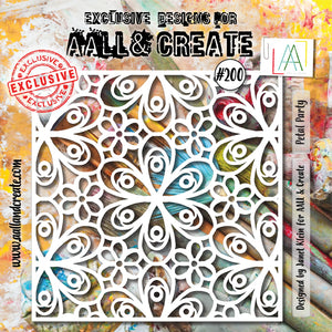 AALL & CREATE Stencils- Butterfly Kisses, Onion Skins, Petal Party