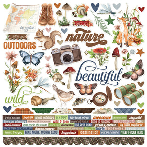 Ohio Papercrafting Shop Hop Passport, Simple Stories Vintage Woodland
