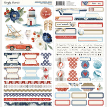Load image into Gallery viewer, 2026 Ohio Papercrafting Shop Hop Passport Simple Vintage Sand &amp; Sea, T-Shirts, plus additional items
