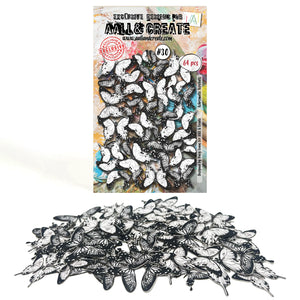 AALL & CREATE Ephemera Die Cuts Bits and Pieces- Whimsy, Flutters, Lollipop, Wings, Confetti, Cats, Pups, Whiskers, Life, Dream, Mosaic