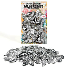 Load image into Gallery viewer, AALL &amp; CREATE Ephemera Die Cuts Bits and Pieces- Whimsy, Flutters, Lollipop, Wings, Confetti, Cats, Pups, Whiskers, Life, Dream, Mosaic
