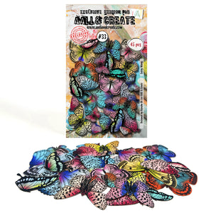 AALL & CREATE Ephemera Die Cuts Bits and Pieces- Whimsy, Flutters, Lollipop, Wings, Confetti, Cats, Pups, Whiskers, Life, Dream, Mosaic