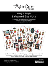 Load image into Gallery viewer, Paper Rose- Merry &amp; Bright, Merry Little Christmas, Monochrome Garden, Mountain Trek Paper Collections, Embossed Die Cuts

