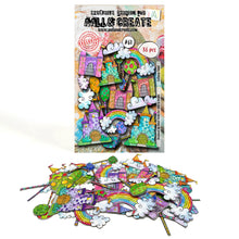 Load image into Gallery viewer, AALL &amp; CREATE Ephemera Die Cuts Bits and Pieces- Whimsy, Flutters, Lollipop, Wings, Confetti, Cats, Pups, Whiskers, Life, Dream, Mosaic
