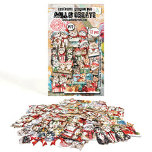 Load image into Gallery viewer, AALL &amp; CREATE Ephemera Die Cuts Bits and Pieces- Whimsy, Flutters, Lollipop, Wings, Confetti, Cats, Pups, Whiskers, Life, Dream, Mosaic
