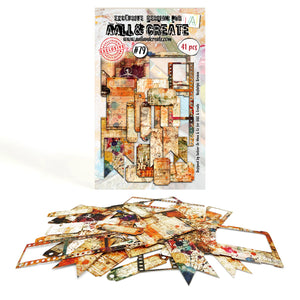 AALL & CREATE Ephemera Die Cuts Bits and Pieces- Whimsy, Flutters, Lollipop, Wings, Confetti, Cats, Pups, Whiskers, Life, Dream, Mosaic