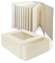 Load image into Gallery viewer, Graphic 45 ATC Album with Matchbook Box — Ivory
