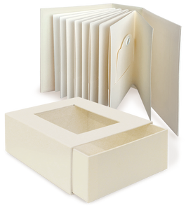 Graphic 45 ATC Album with Matchbook Box — Ivory