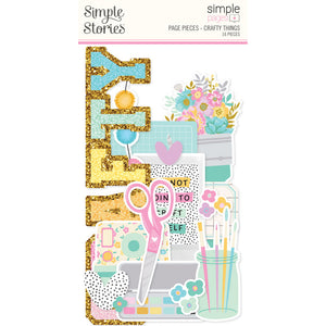 2024 Ohio PaperCrafting Shop Hop Passport-  Simple Stories Crafty Things Ephemera, Rub Ons, Foam, Embellishment Ad Ons