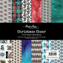 Load image into Gallery viewer, Paper Rose- Christmas Cheer, Christmas Holly, Christmas Tree Farm Paper Collections and Embossed Die Cuts
