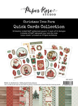 Load image into Gallery viewer, Paper Rose- Christmas Cheer, Christmas Holly, Christmas Tree Farm Paper Collections and Embossed Die Cuts
