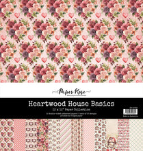 Load image into Gallery viewer, Paper Rose- Happy Stitches, Heartwood House, Heart &amp; Home, Holiday Fun, Home for Christmas, Inky Splash, Inky Color, Jolly Holidays Paper Collections, 6x6, Embossed Die Cuts
