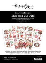 Load image into Gallery viewer, Paper Rose- Happy Stitches, Heartwood House, Heart &amp; Home, Holiday Fun, Home for Christmas, Inky Splash, Inky Color, Jolly Holidays Paper Collections, 6x6, Embossed Die Cuts
