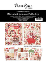 Load image into Gallery viewer, Paper Rose- Happy Stitches, Heartwood House, Heart &amp; Home, Holiday Fun, Home for Christmas, Inky Splash, Inky Color, Jolly Holidays Paper Collections, 6x6, Embossed Die Cuts

