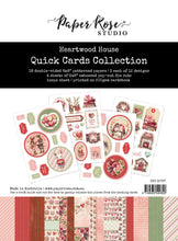 Load image into Gallery viewer, Paper Rose- Happy Stitches, Heartwood House, Heart &amp; Home, Holiday Fun, Home for Christmas, Inky Splash, Inky Color, Jolly Holidays Paper Collections, 6x6, Embossed Die Cuts
