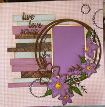 Load image into Gallery viewer, Custom Inspiration Inn Bloom 2 page Layout with pre-cut pieces
