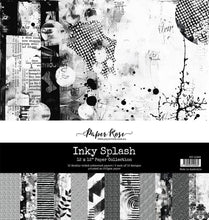 Load image into Gallery viewer, Paper Rose- Happy Stitches, Heartwood House, Heart &amp; Home, Holiday Fun, Home for Christmas, Inky Splash, Inky Color, Jolly Holidays Paper Collections, 6x6, Embossed Die Cuts
