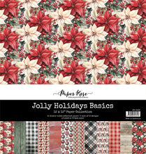 Load image into Gallery viewer, Paper Rose- Happy Stitches, Heartwood House, Heart &amp; Home, Holiday Fun, Home for Christmas, Inky Splash, Inky Color, Jolly Holidays Paper Collections, 6x6, Embossed Die Cuts
