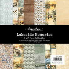 Load image into Gallery viewer, Paper Rose-  Lakeside Memories, Lavender &amp; Fairies, Lily's Garden, Love &amp; Daydreams, Meadowbrook Farm, Lumberjack Paper Collection, Embossed Die Cuts
