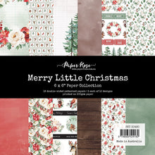 Load image into Gallery viewer, Paper Rose- Merry &amp; Bright, Merry Little Christmas, Monochrome Garden, Mountain Trek Paper Collections, Embossed Die Cuts
