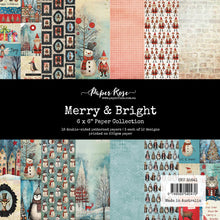 Load image into Gallery viewer, Paper Rose- Merry &amp; Bright, Merry Little Christmas, Monochrome Garden, Mountain Trek Paper Collections, Embossed Die Cuts
