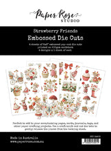 Load image into Gallery viewer, Paper Rose-  Strawberry Friends, Summer Bouquet, Summer Party, Summer Days, Tropical Summer, Sunflower Garden, Winter Stroll, Weekend Adventure, Winter Rose, Violet Garden Paper Collections, Embossed Die Cuts
