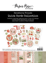 Load image into Gallery viewer, Paper Rose-  Strawberry Friends, Summer Bouquet, Summer Party, Summer Days, Tropical Summer, Sunflower Garden, Winter Stroll, Weekend Adventure, Winter Rose, Violet Garden Paper Collections, Embossed Die Cuts

