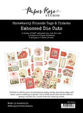 Load image into Gallery viewer, Paper Rose-  Strawberry Friends, Summer Bouquet, Summer Party, Summer Days, Tropical Summer, Sunflower Garden, Winter Stroll, Weekend Adventure, Winter Rose, Violet Garden Paper Collections, Embossed Die Cuts
