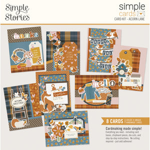 Simple Stories Simple Card Kits-  Boho Christmas, What's Cookin', Acorn Lane