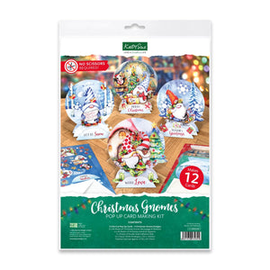 Katy Sue Card Kits- Nativity Scenes, Wonderful Wellington Boots, Garden Gnomes, Watering Can Blossoms & Blooms, Christmas Gnomes, Watercolor Christmas Animals, Flower Patch Pots, Picket Fence