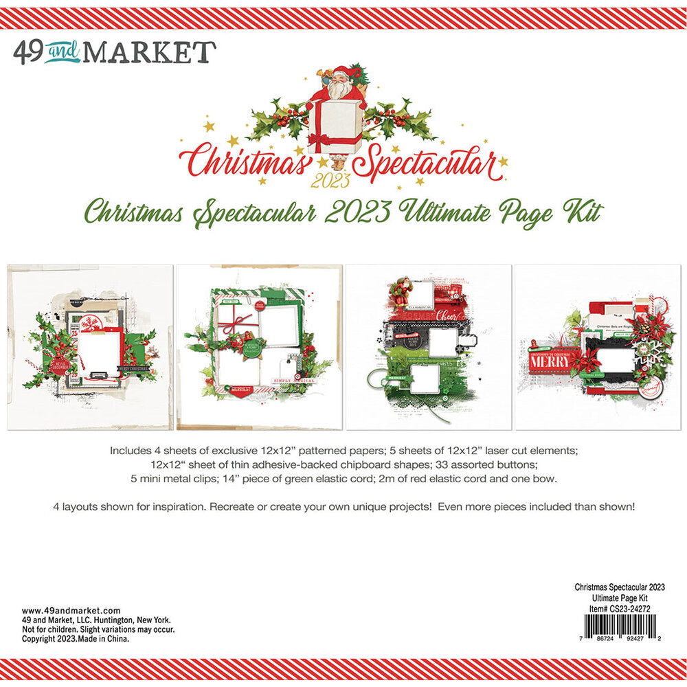 49 and Market Ultimate Page Kits- Christmas Spectacular, Everywhere, Sunburst, Spectrum Gardenia, Rouge, Nature Study, Moonlit Garden