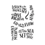 Hero Arts Stamp Sea Quotes