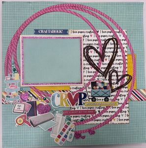 Craftaholic Photoplay 2 page layout kit