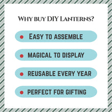 Load image into Gallery viewer, Crafttreat Holiday Lanterns- Santa, Snowman, Penguin, Tree, Ornament, Angel, Mrs Claus, Gnome, Rudolph, House
