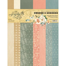 Load image into Gallery viewer, Graphic 45 Always &amp; Forever Wedding Collection Kit Ephemera, Chipboard, Stickers, Patterns &amp; Solids
