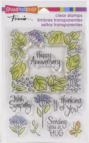 Stampendous Leafy Frame Stamp Set